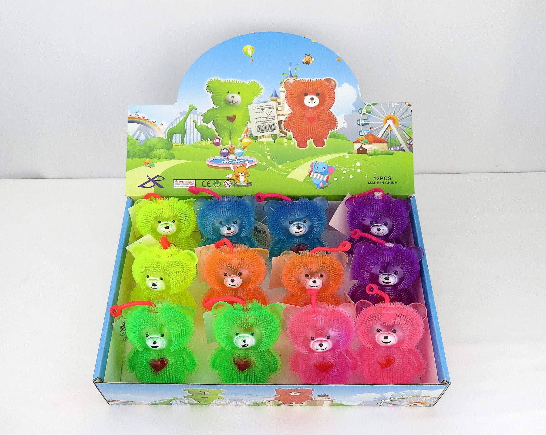 Flashing Bear Puffer YoYo Ball Toyz - Main Image